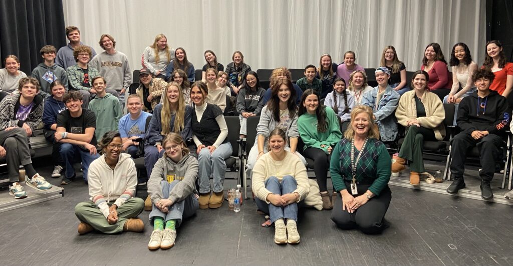 Cast and crew leadership on the first day of rehearsal. Photo: The Grove Theater.