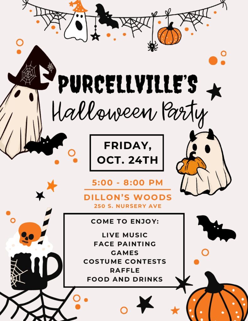 Purcellville Halloween 2025 Flyer