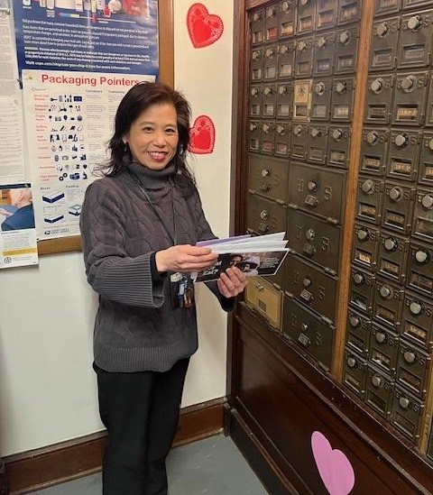Savina Feng, Postmaster, Upperville